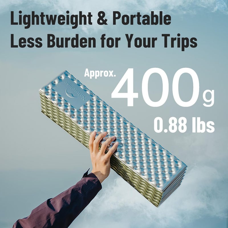windhike Naturehike Ultralight Foam Sleeping Pad - R1.8/R2.6/R3.0 Closed Cell Mattress, Thick Portable Folding Mat for Backpacking, Waterproof & Compact for Camping, Hiking, Travel and Car Camping - Image 3